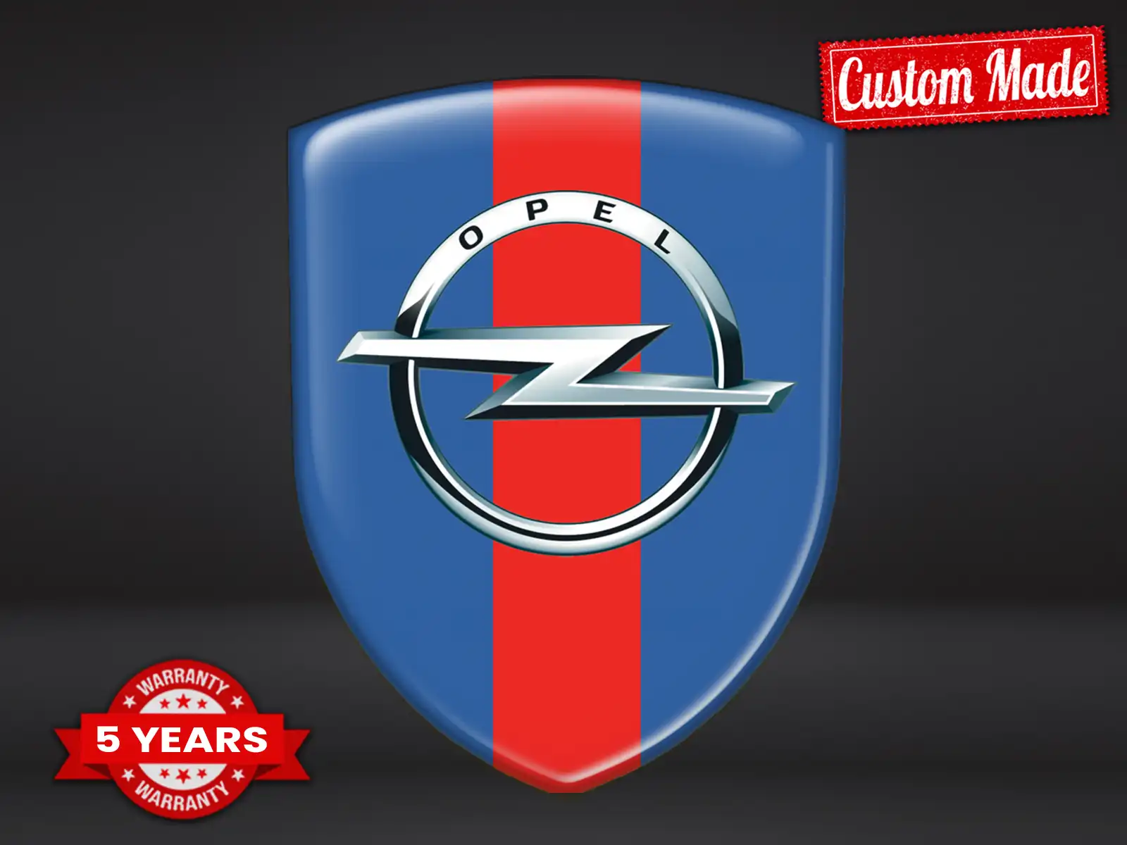 Opel Pegatina Relieve Coche Resistente Alta Gama Moderna